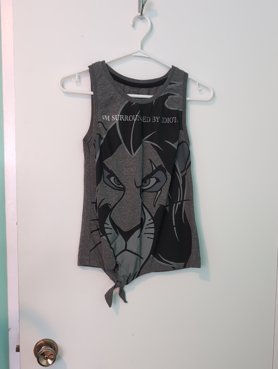 Disney Tops - Disney's The Lion King- I'm Surrounded By Idiots Scar Tank Top